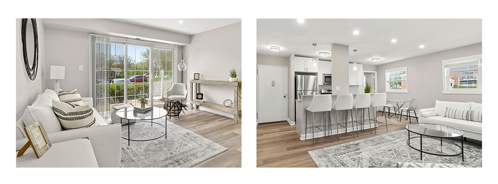 Designed to Impress. Built to Last. interior rooms with bright lighting